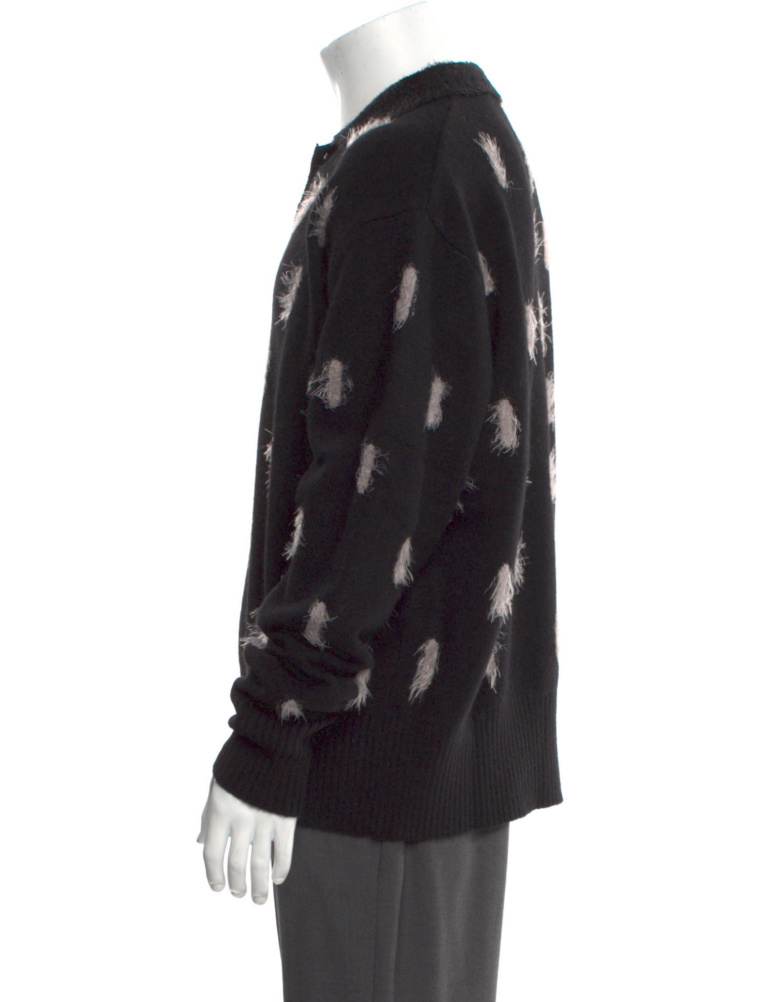 Mr. SATURDAY Polka Dot Print Collar Pullover w/ Tags