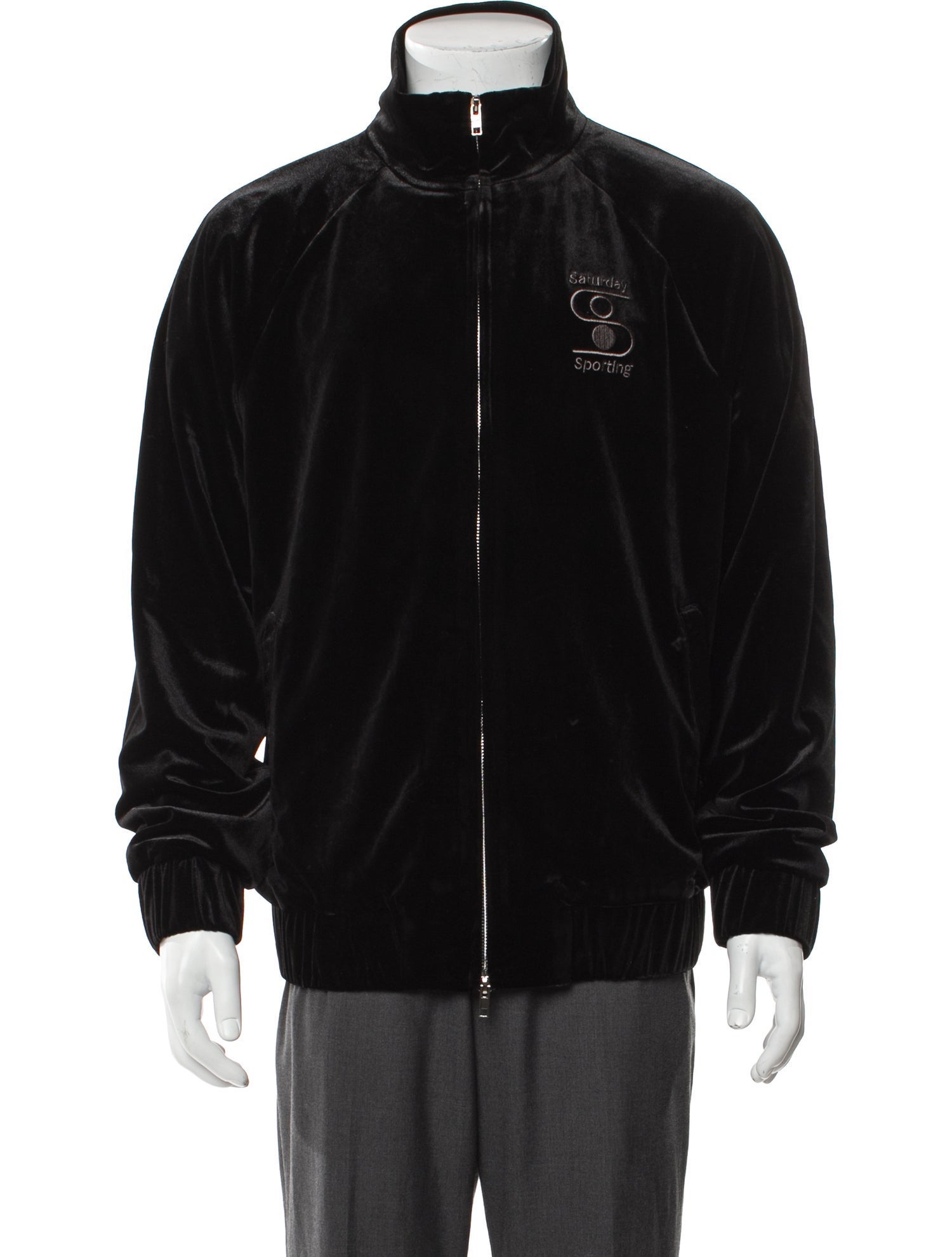 Mr. SATURDAY Graphic Print Turtleneck Cardigan