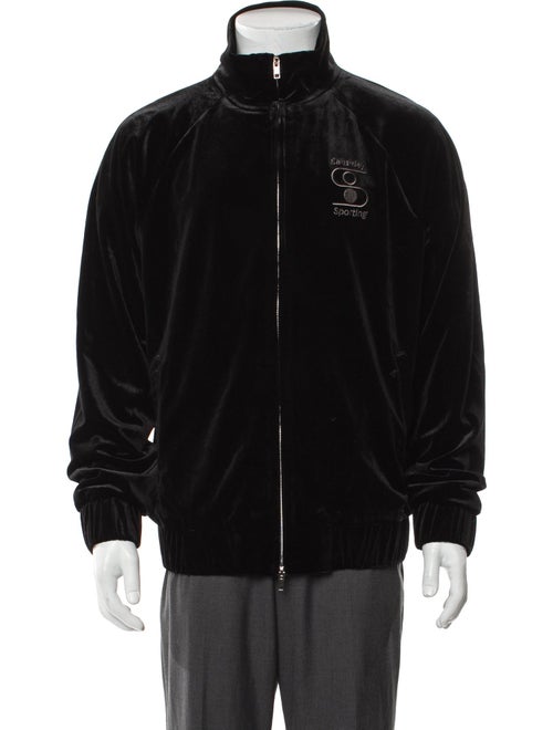 Mr. SATURDAY Graphic Print Turtleneck Cardigan