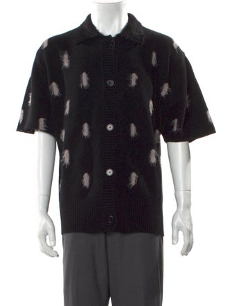 Mr. SATURDAY Patterned Crew Neck Cardigan