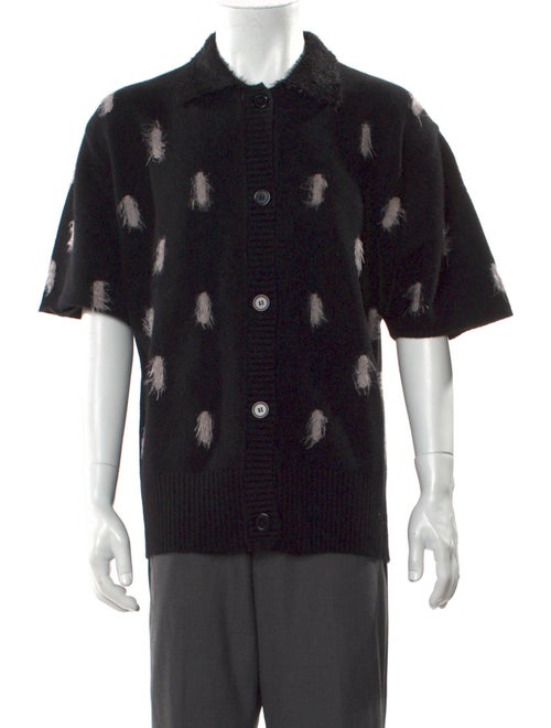 Mr. SATURDAY Patterned Crew Neck Cardigan