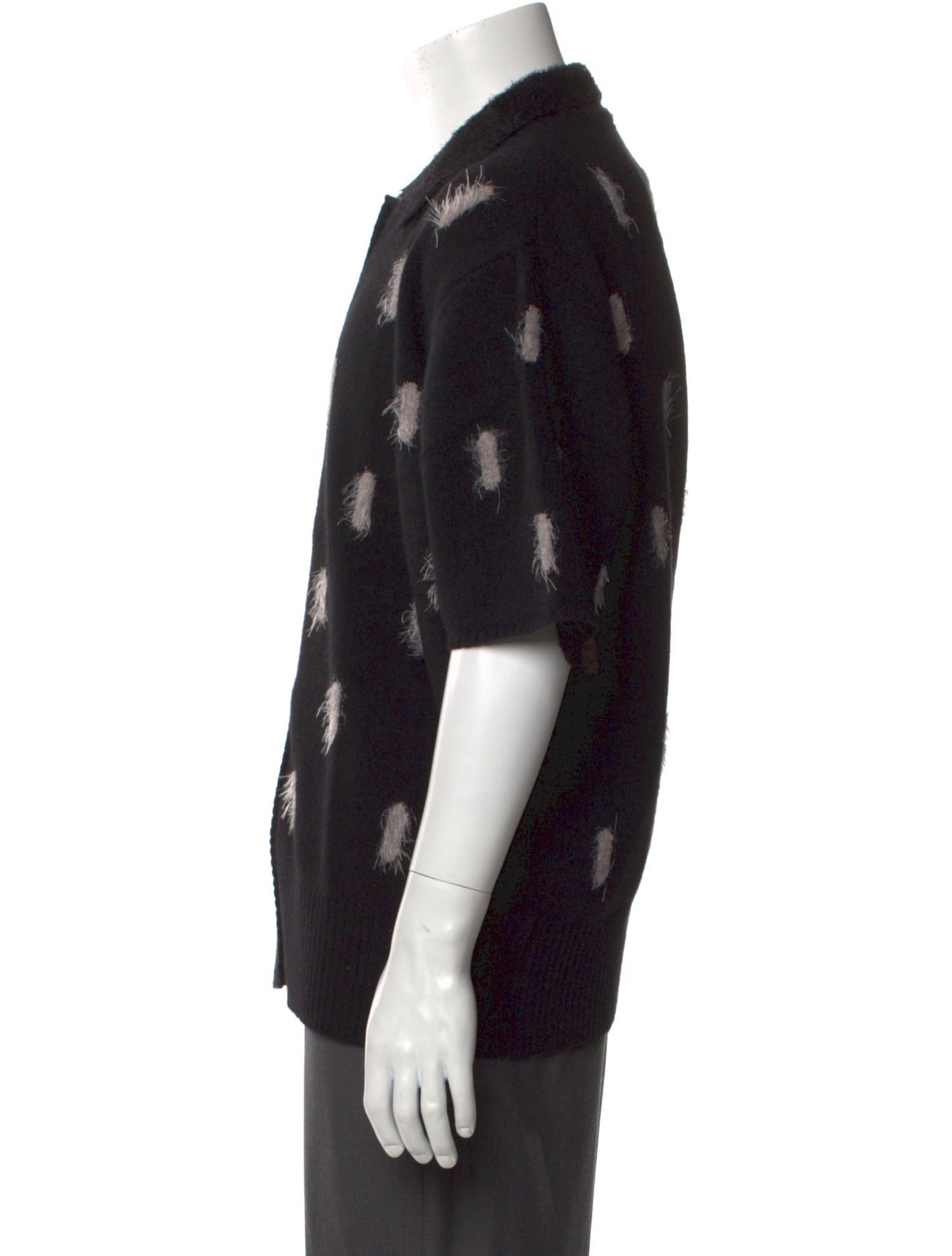 Mr. SATURDAY Patterned Crew Neck Cardigan