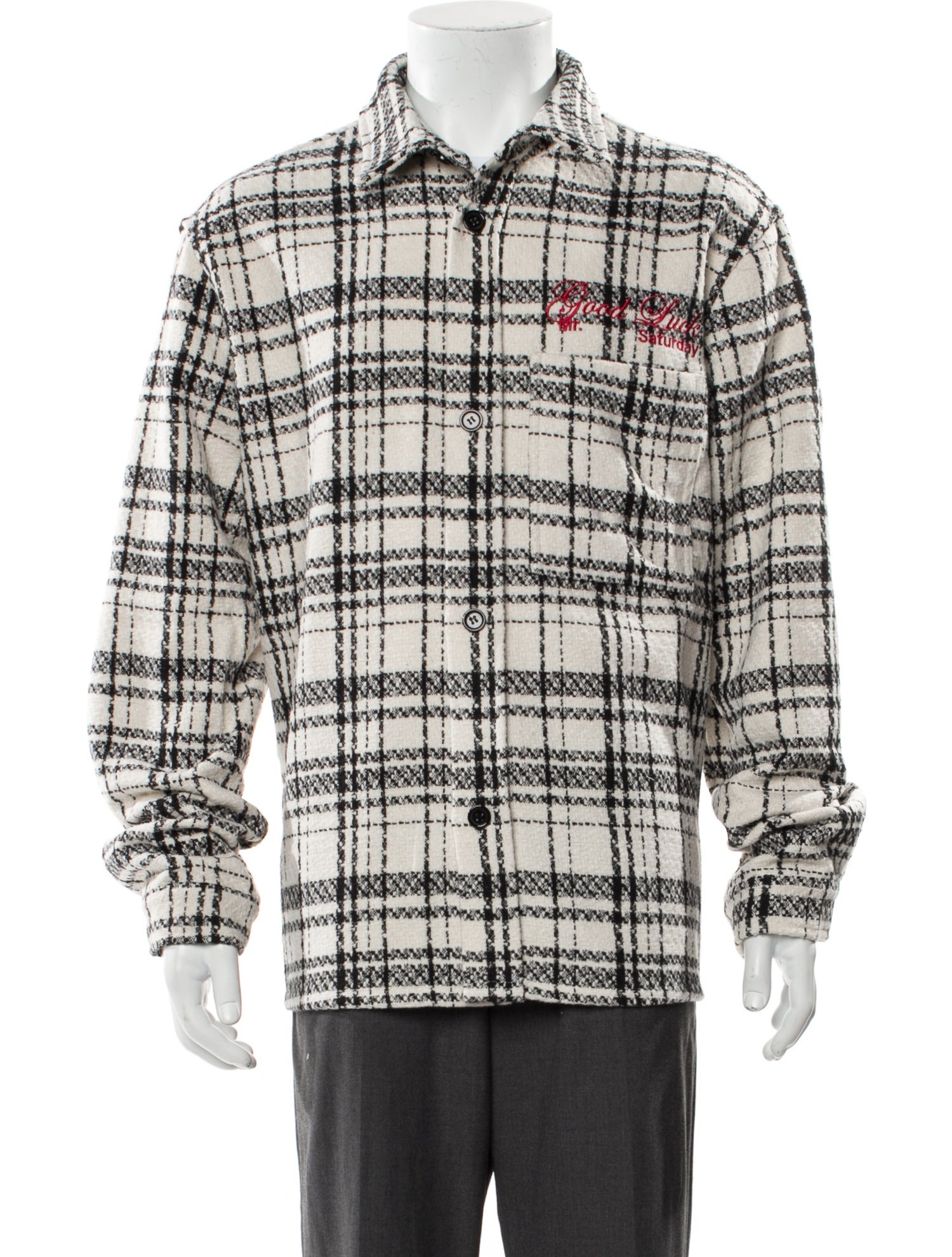 Mr. SATURDAY Plaid Print Jacket