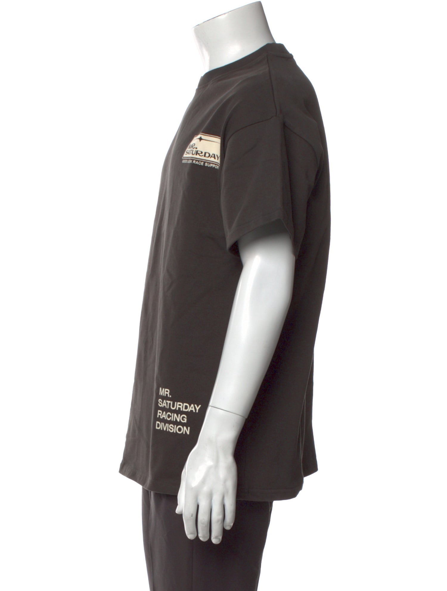 Mr. SATURDAY Graphic Print Crew Neck T-Shirt