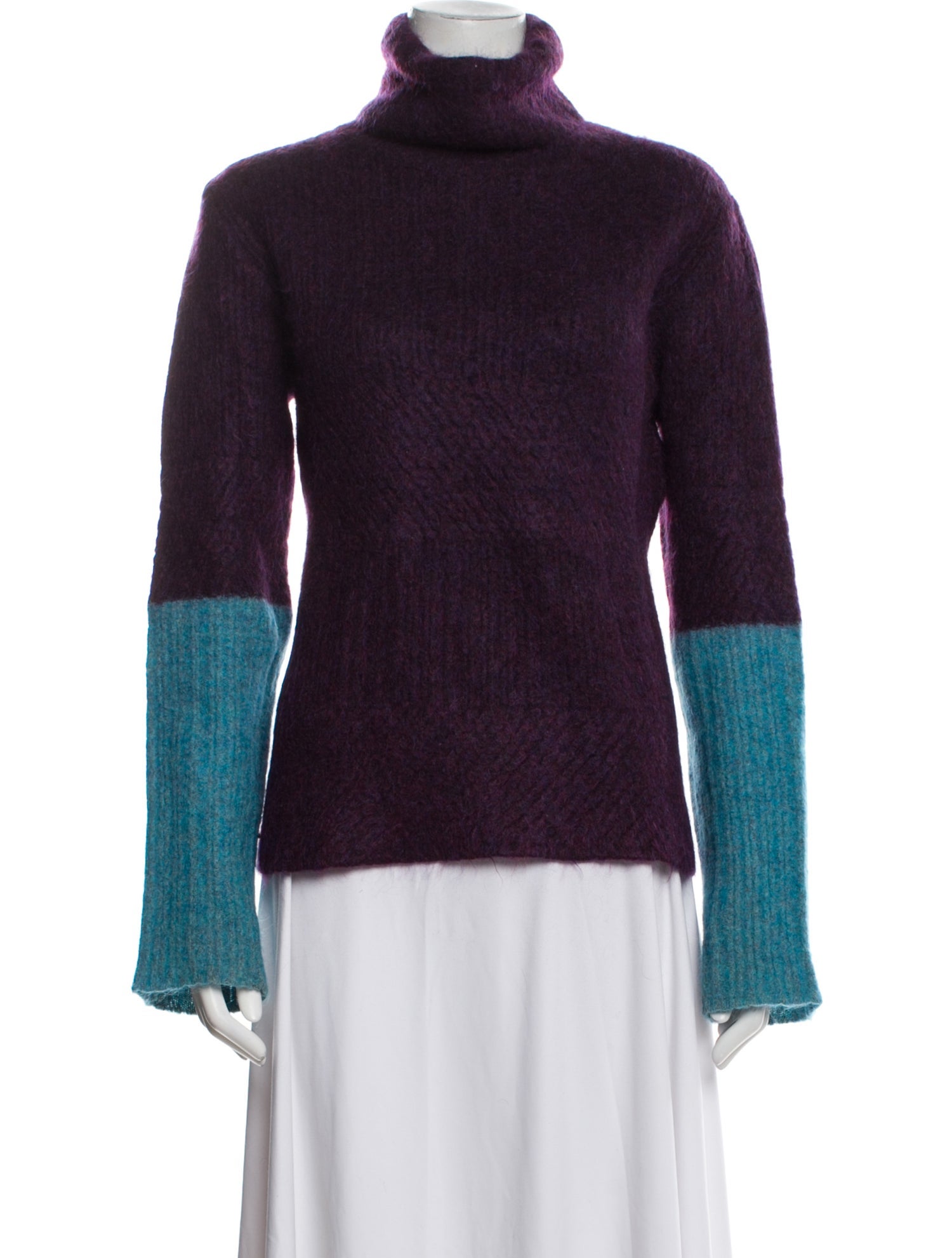 Martine Sitbon Vintage Colorblock Pattern Sweater