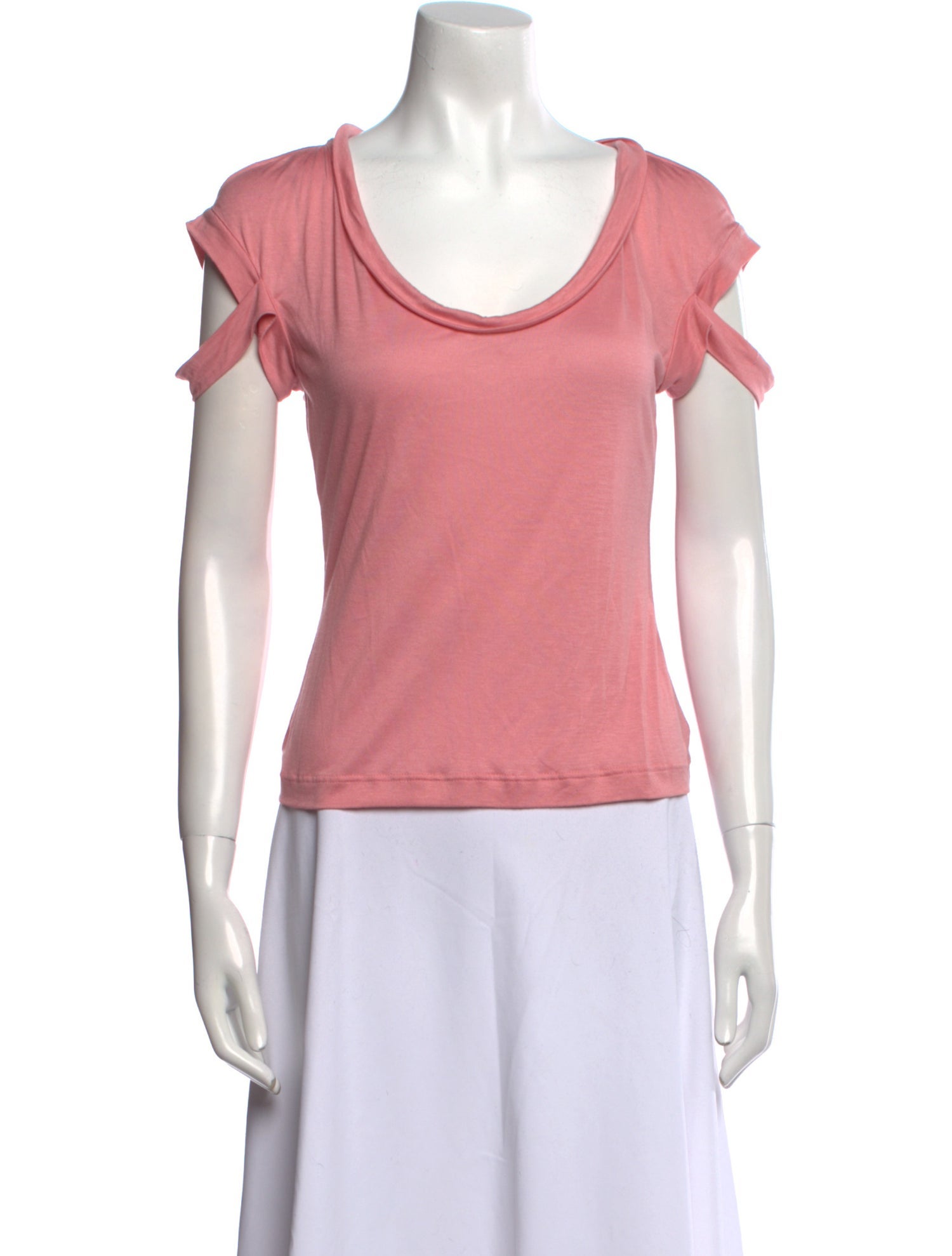 Martine Sitbon Scoop Neck Short Sleeve T-Shirt