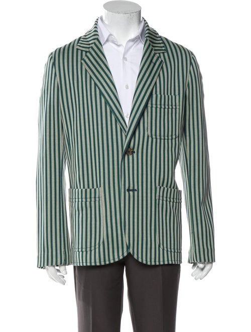 Mr. Turk Striped Sport Coat Green