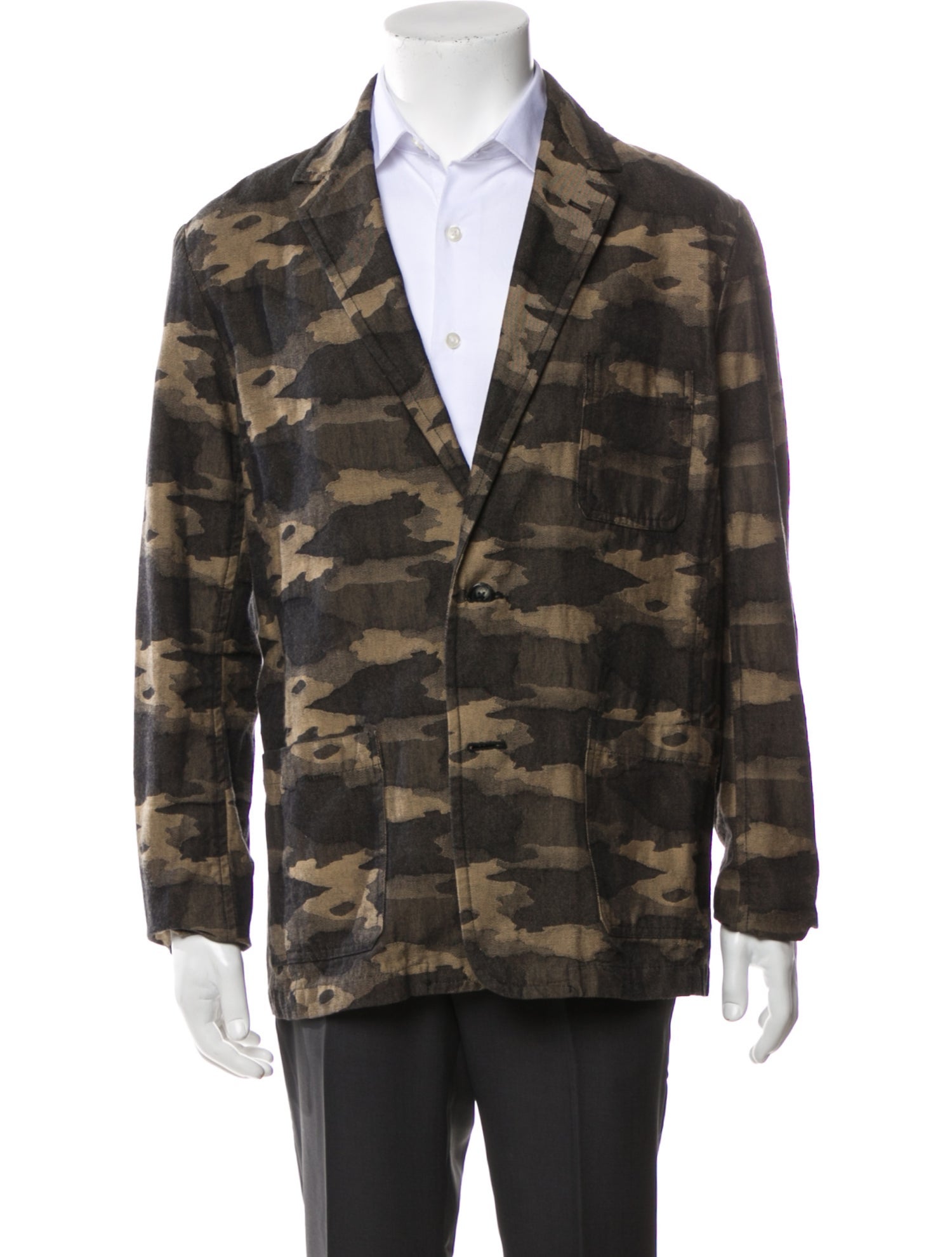 Mr. Turk Camouflage Print Blazer