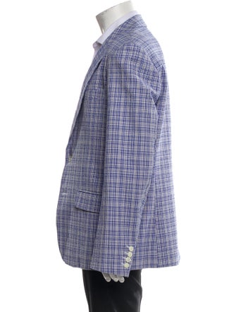 Mr. Turk Plaid Print Blazer