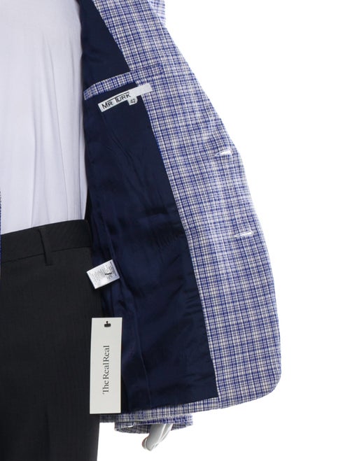 Mr. Turk Plaid Print Blazer