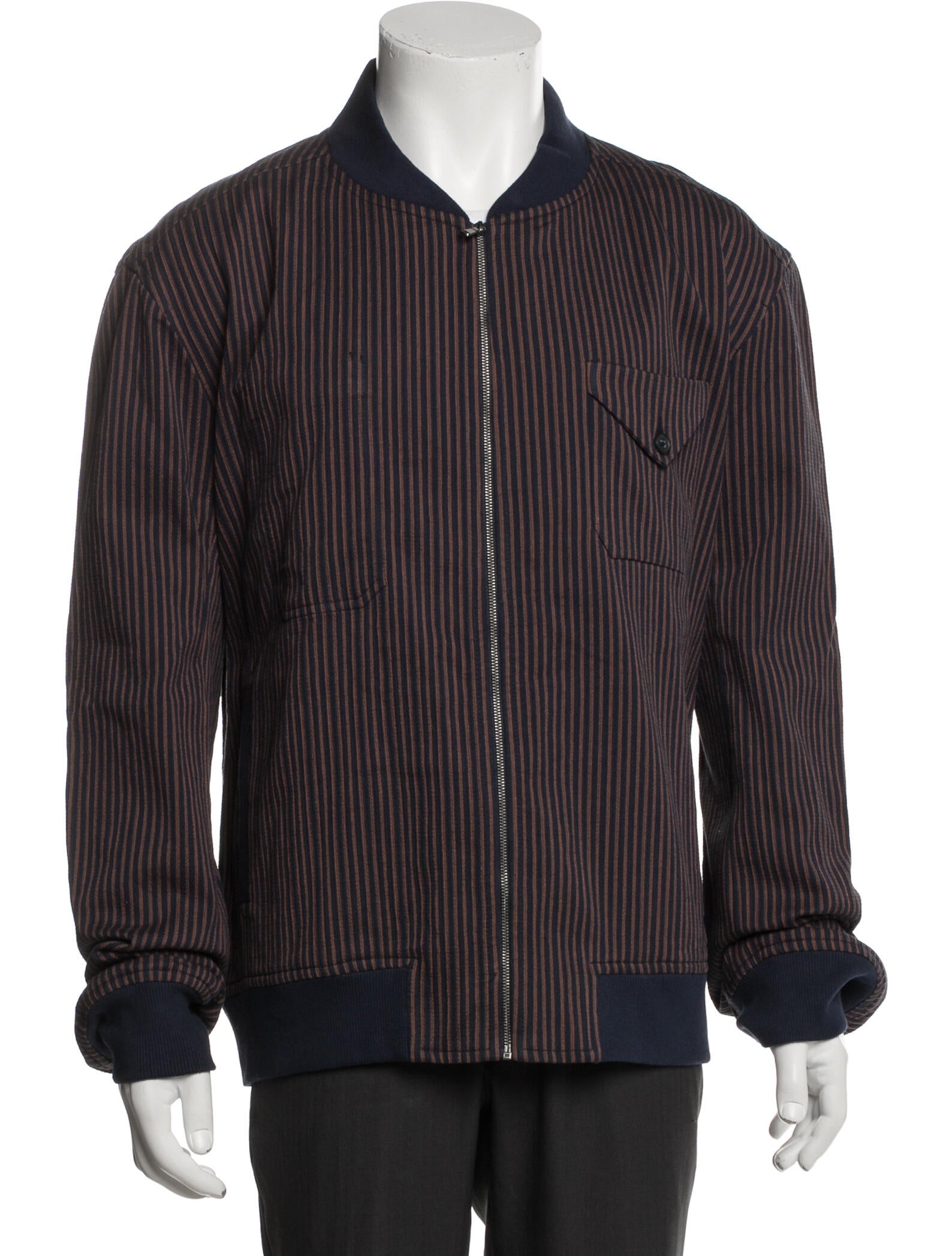 Mr. Turk Striped Bomber Jacket