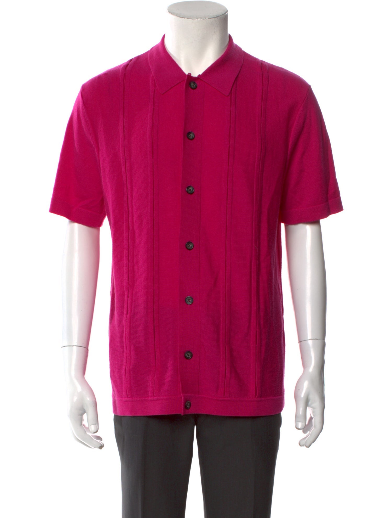 Mr. Turk Merino Wool Collar Polo Sweater