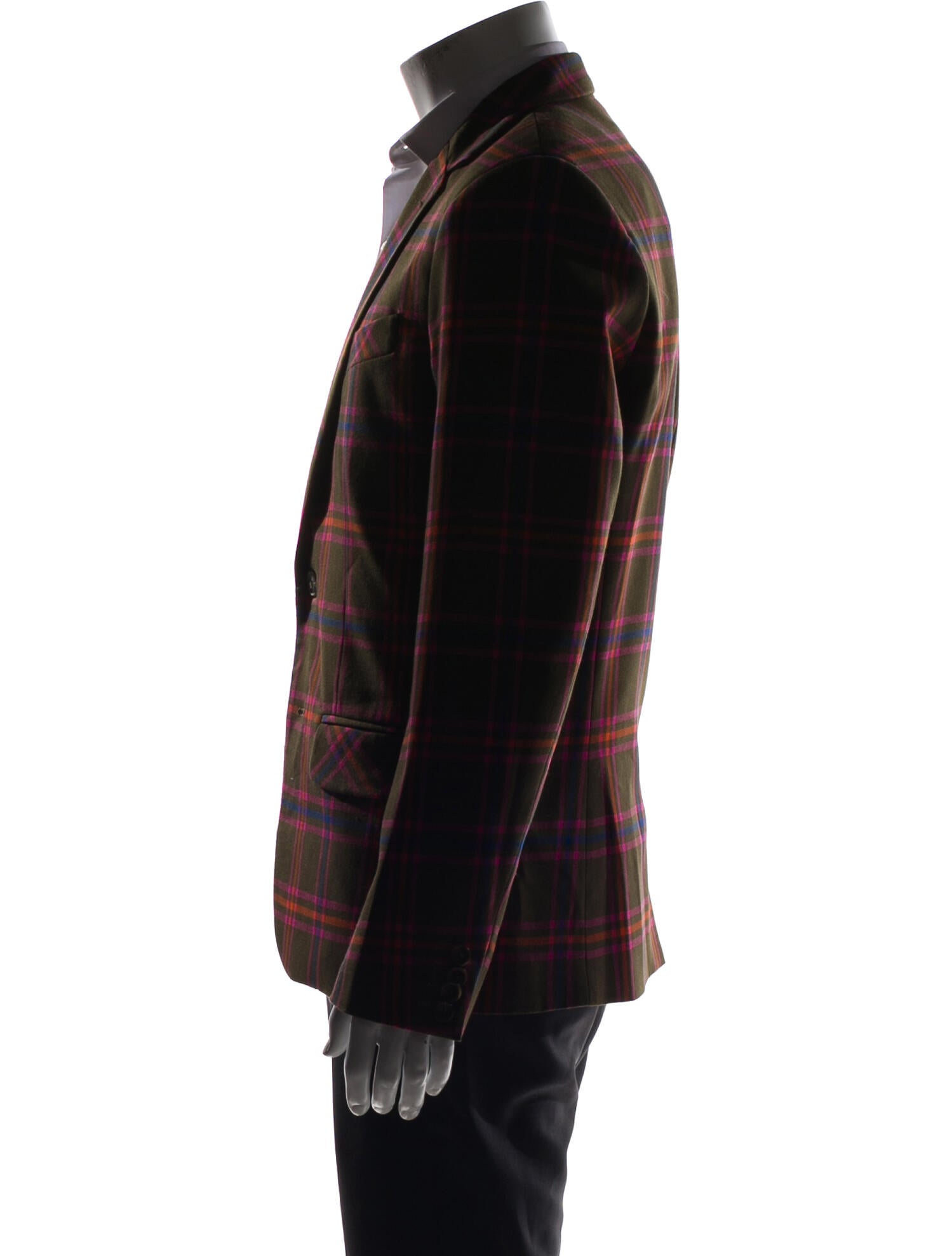 Mr. Turk Plaid Print Blazer