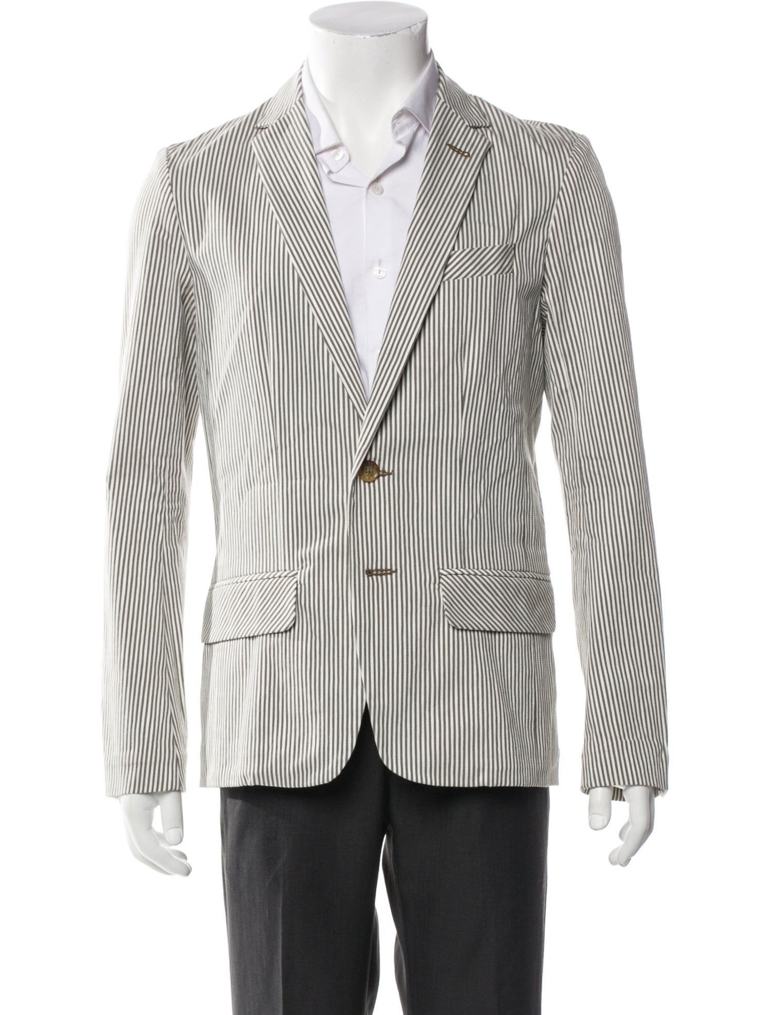 Mr. Turk Striped Overcoat