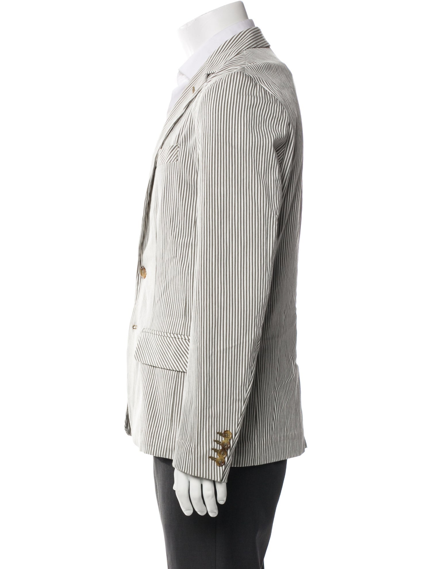 Mr. Turk Striped Overcoat