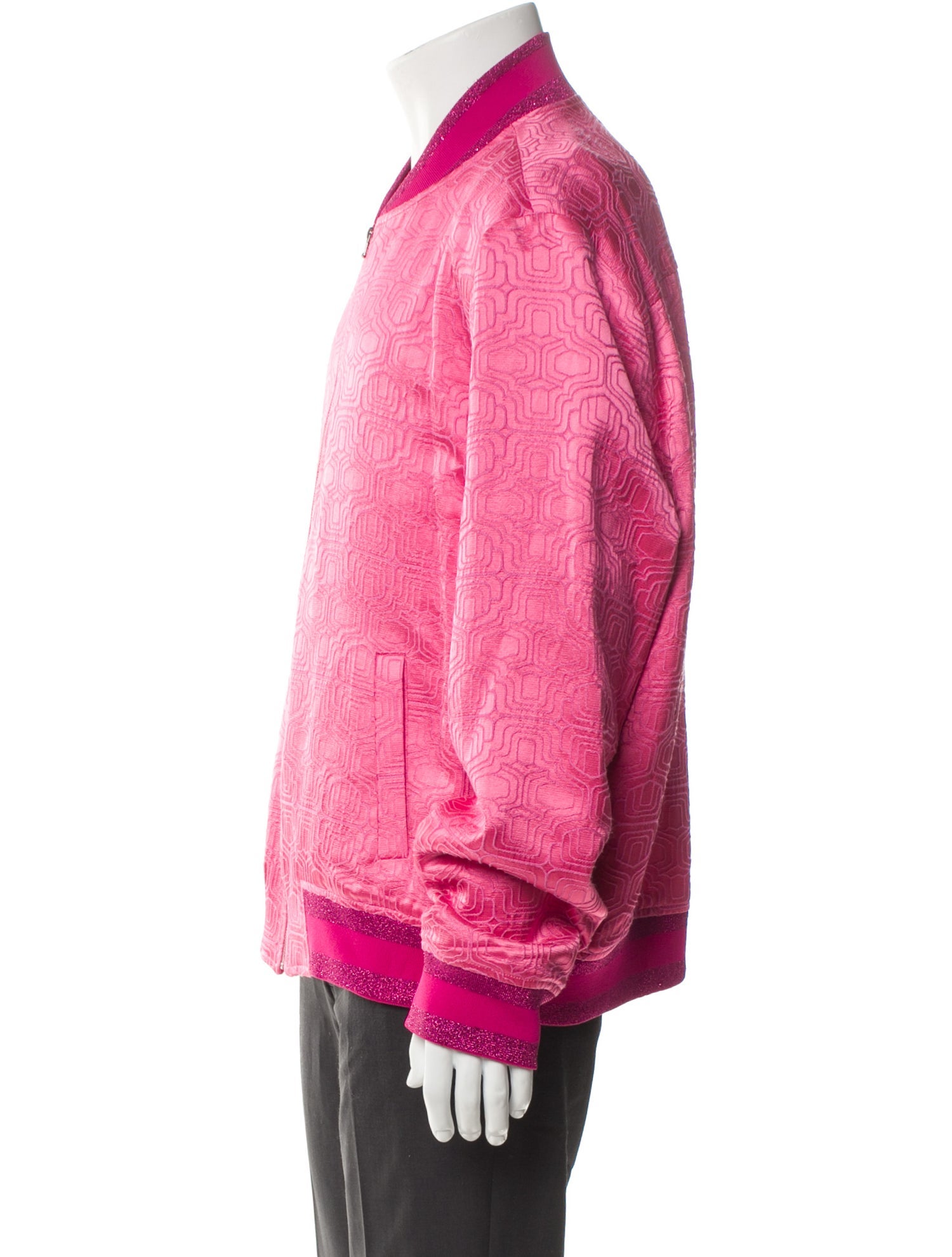 Mr. Turk Patterned Bomber Jacket