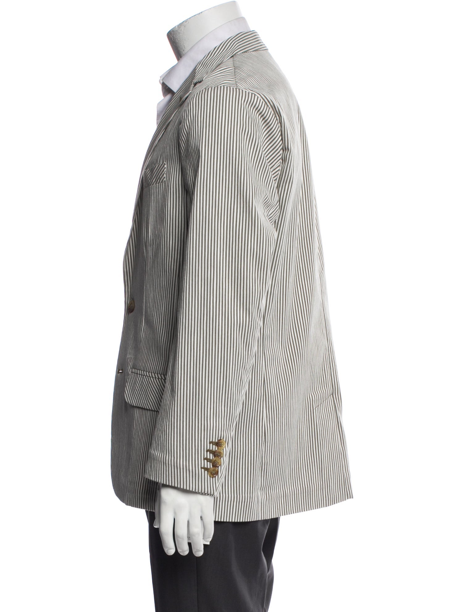 Mr. Turk Striped Overcoat