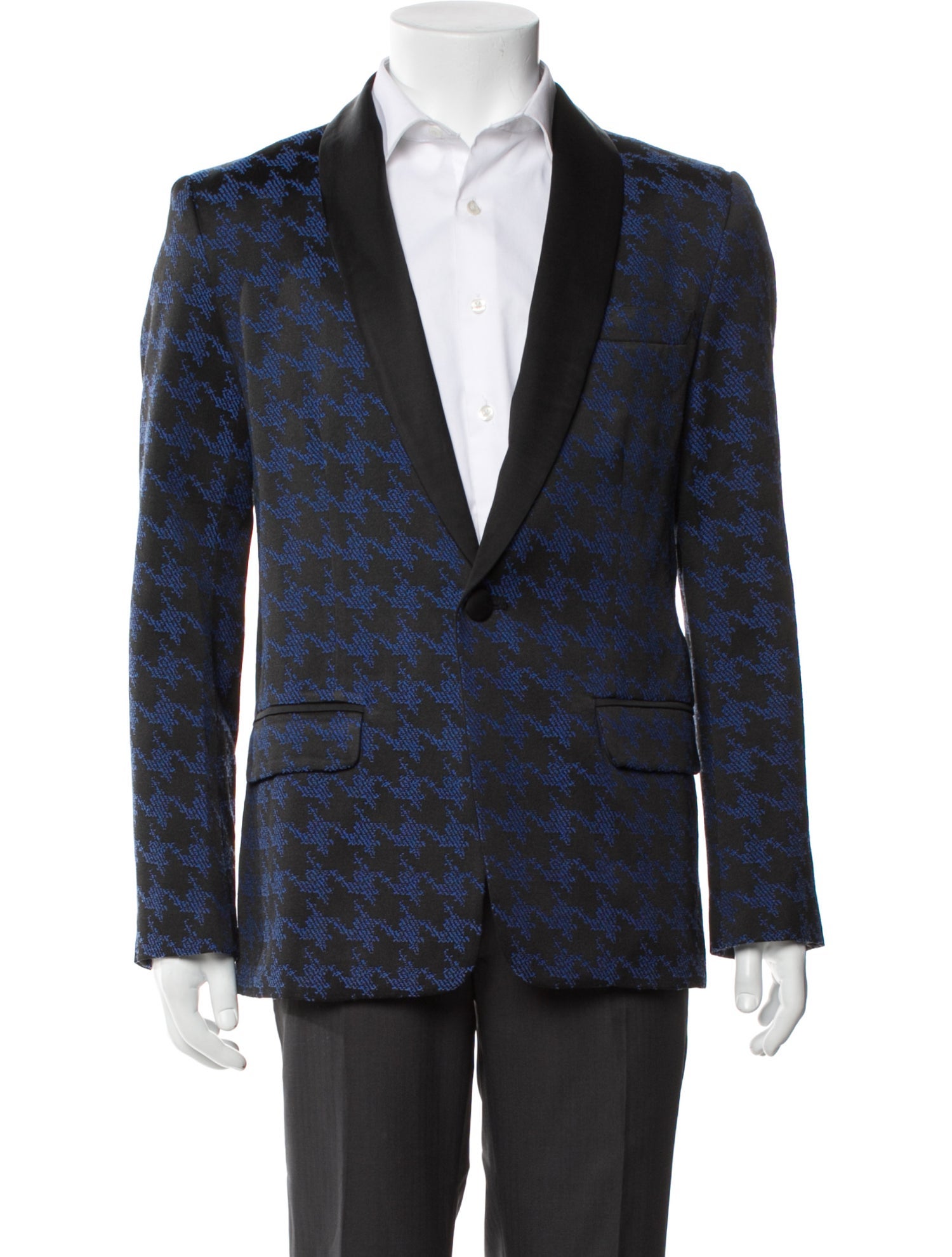 Mr. Turk Houndstooth Print Tuxedo