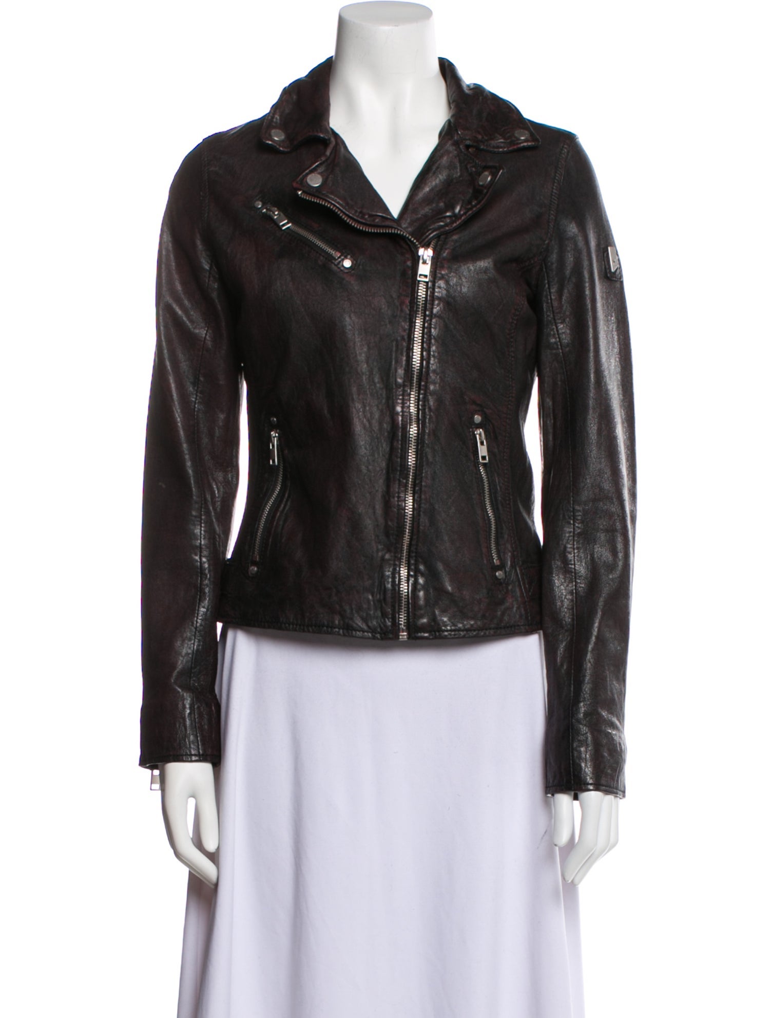 Mauritius Lamb Leather Biker Jacket
