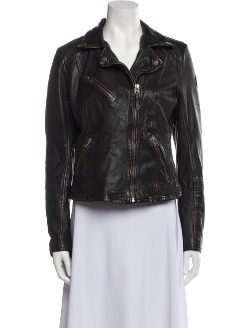 Mauritius Lamb Leather Biker Jacket