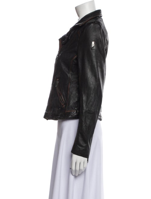 Mauritius Lamb Leather Biker Jacket