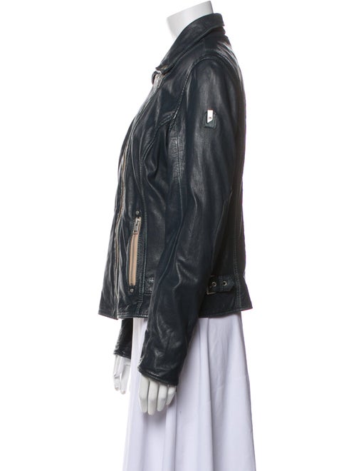 Mauritius Lamb Leather Biker Jacket