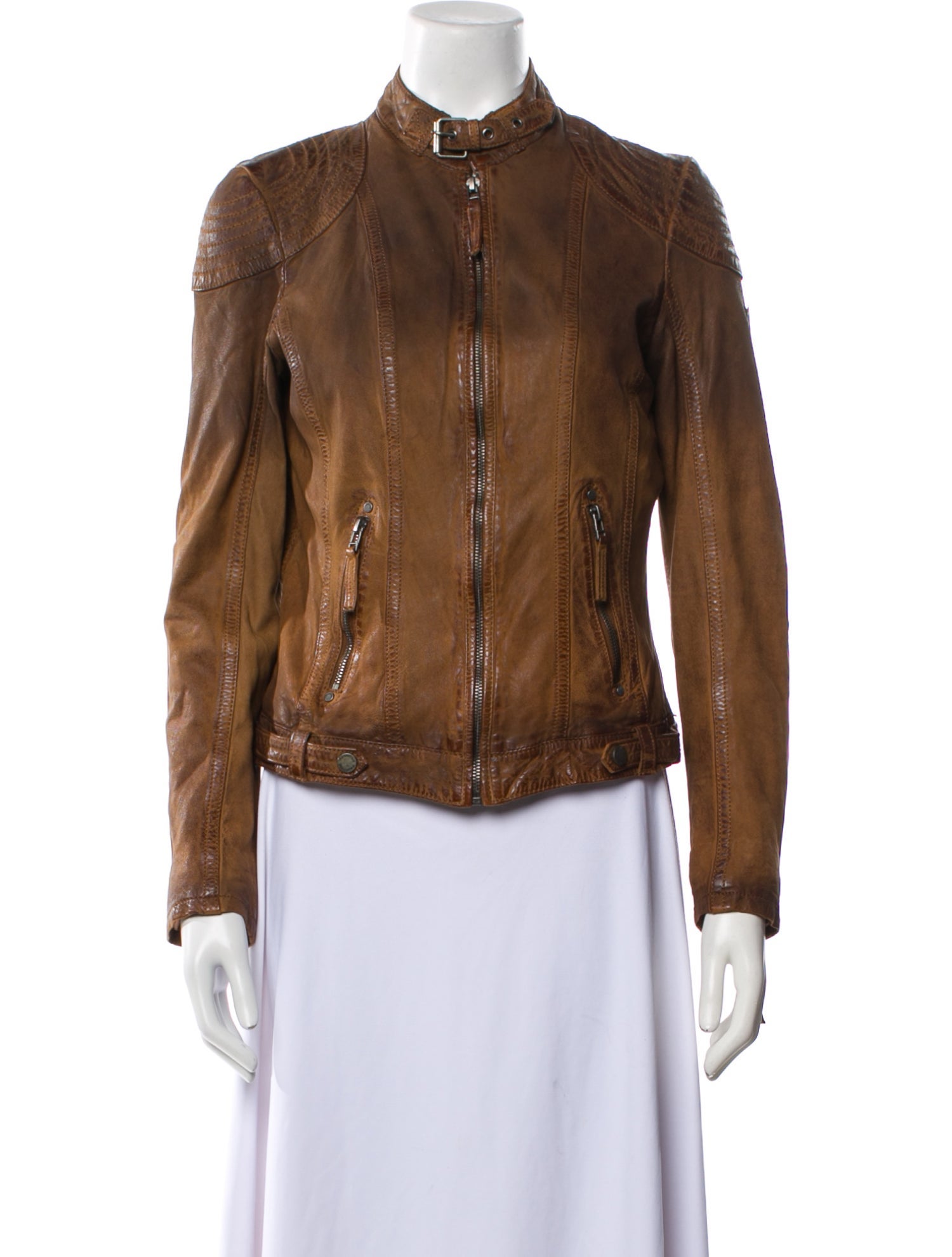 Mauritius Leather Biker Jacket