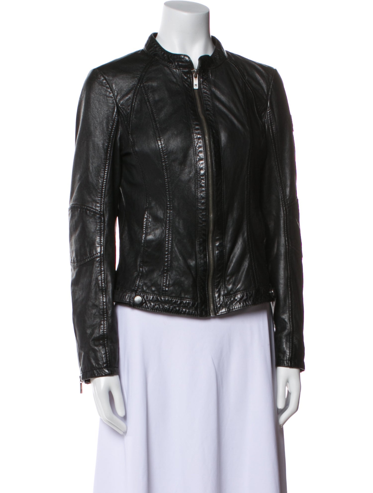 Mauritius Lamb Leather Biker Jacket