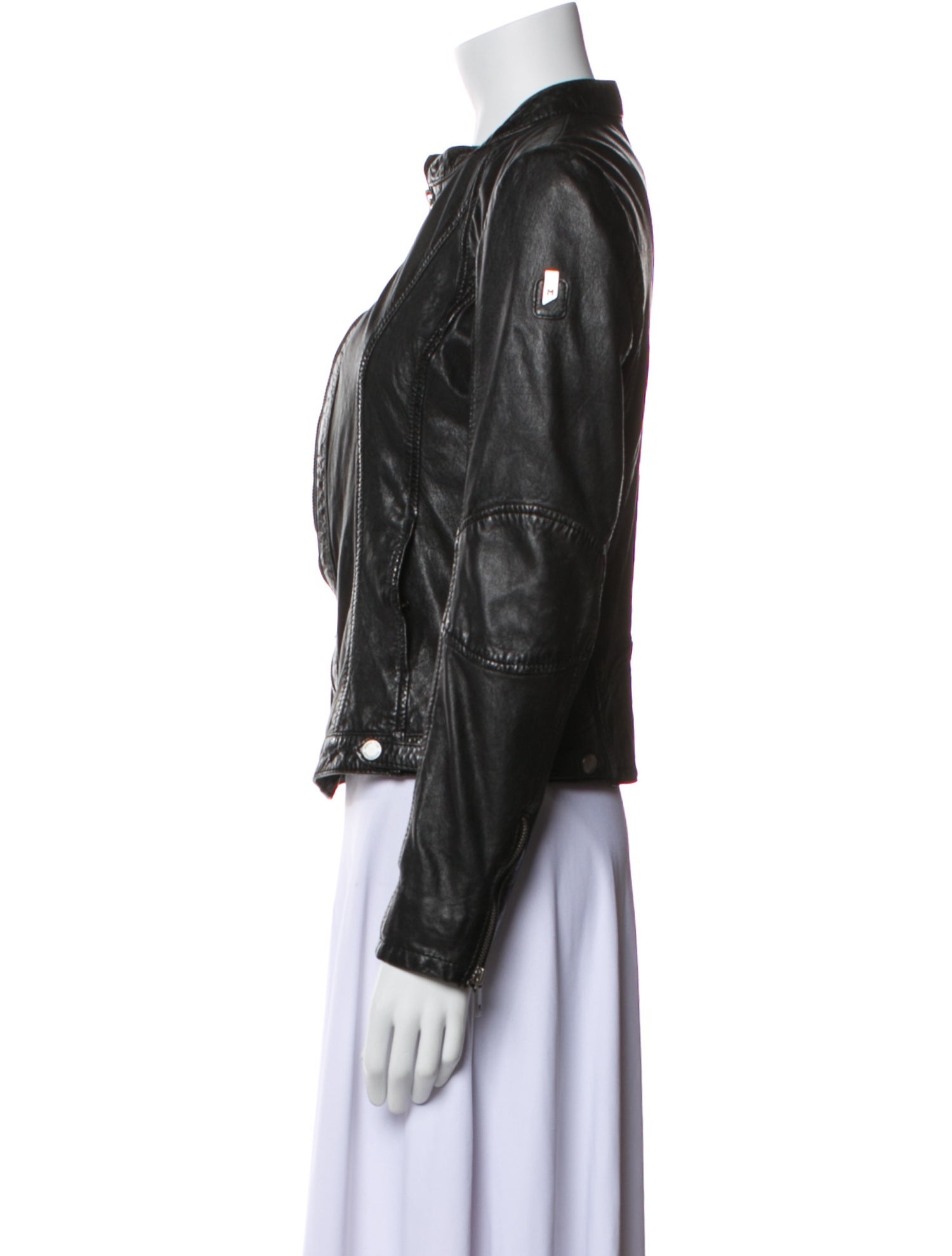 Mauritius Lamb Leather Biker Jacket