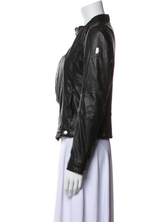 Mauritius Lamb Leather Biker Jacket