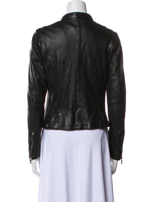 Mauritius Lamb Leather Biker Jacket