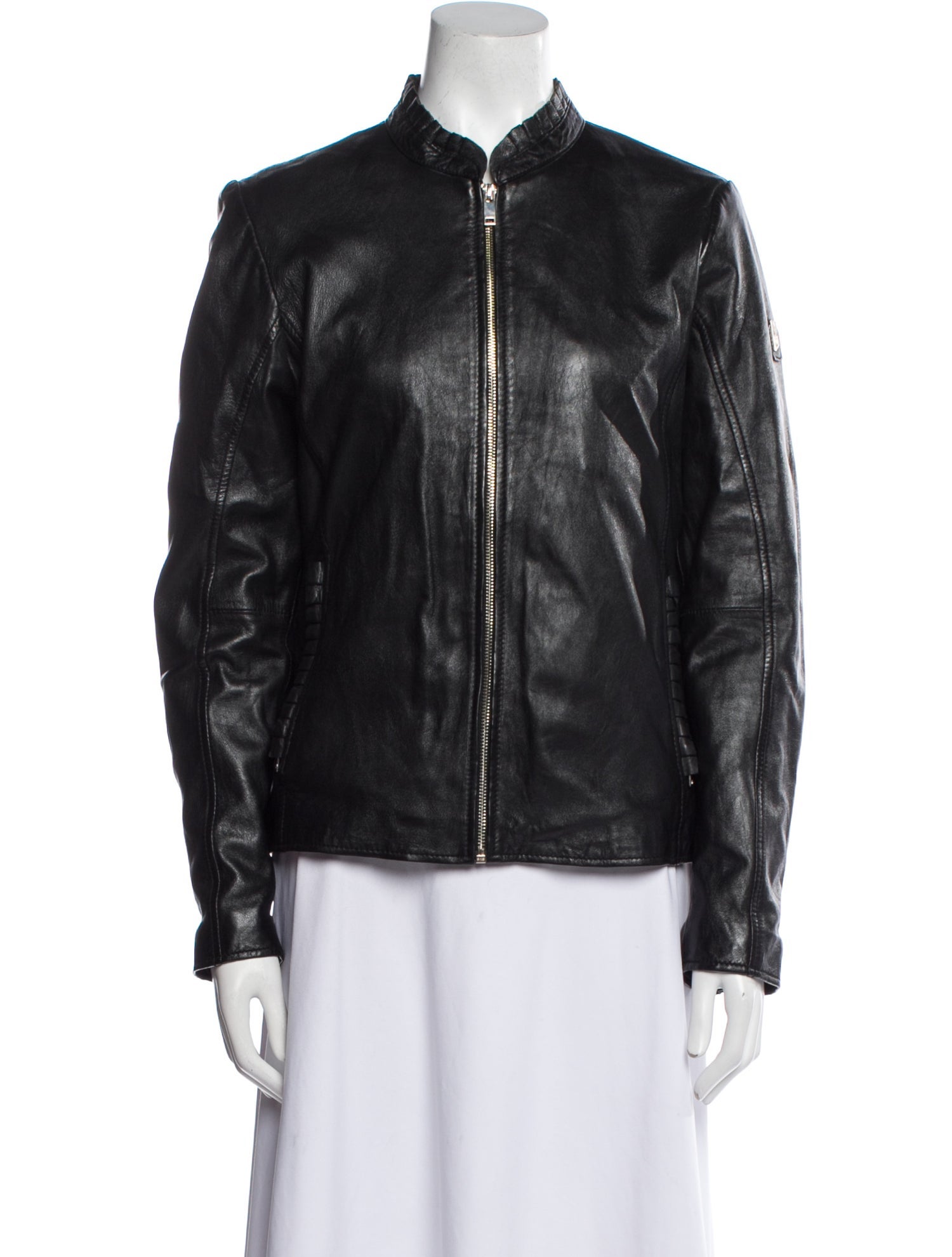 Mauritius Lamb Leather Bomber Jacket