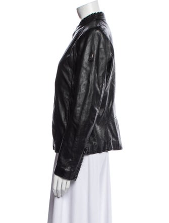 Mauritius Lamb Leather Bomber Jacket
