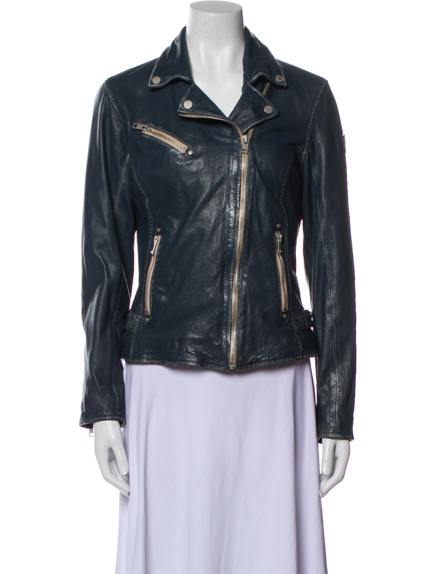 Mauritius Leather Biker Jacket