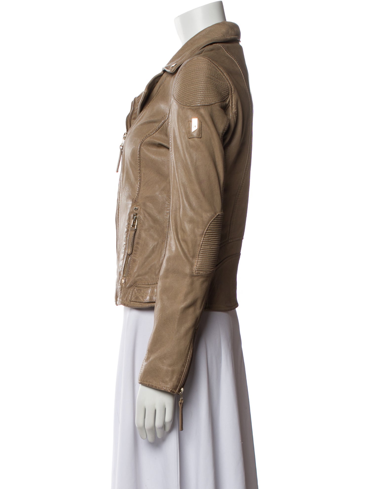 Mauritius Lamb Leather Biker Jacket