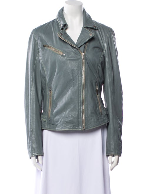 Mauritius Lamb Leather Biker Jacket