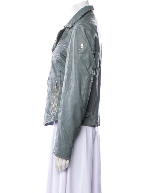 Mauritius Lamb Leather Biker Jacket