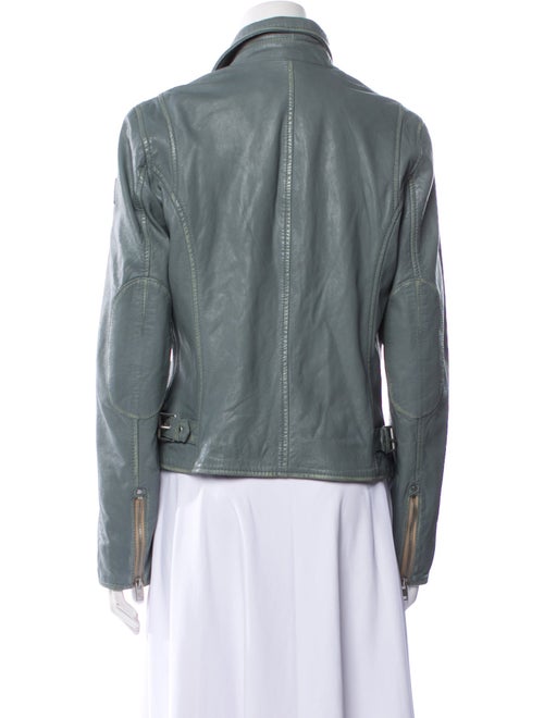 Mauritius Lamb Leather Biker Jacket