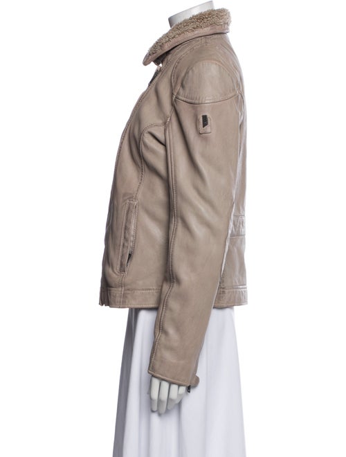 Mauritius Lamb Leather Biker Jacket