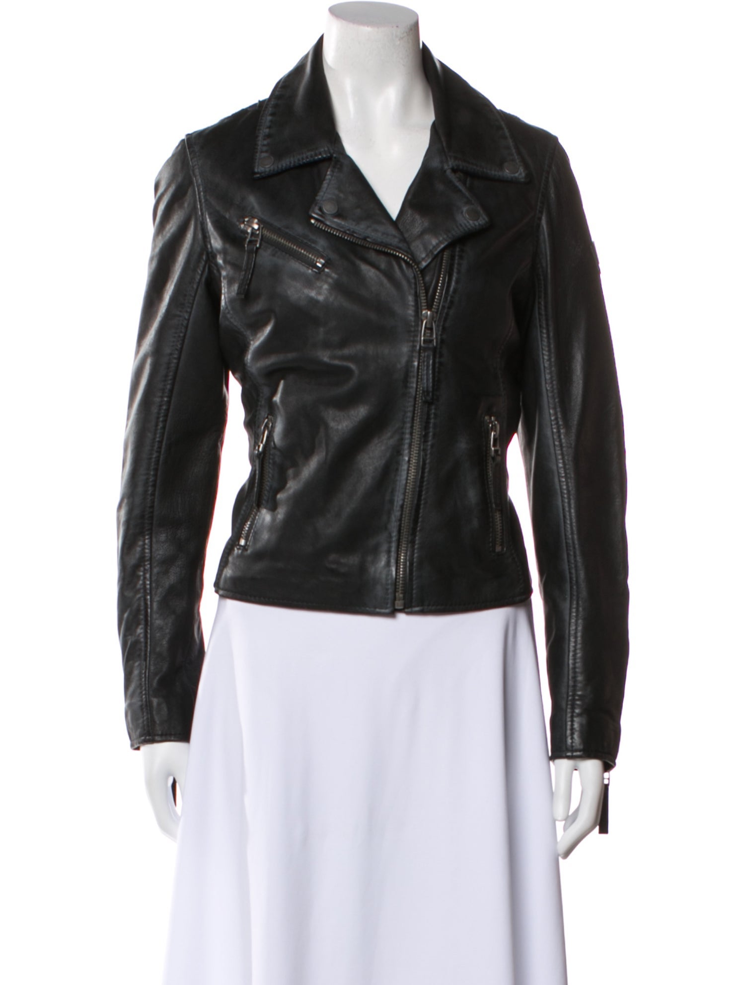 Mauritius Leather Biker Jacket w/ Tags