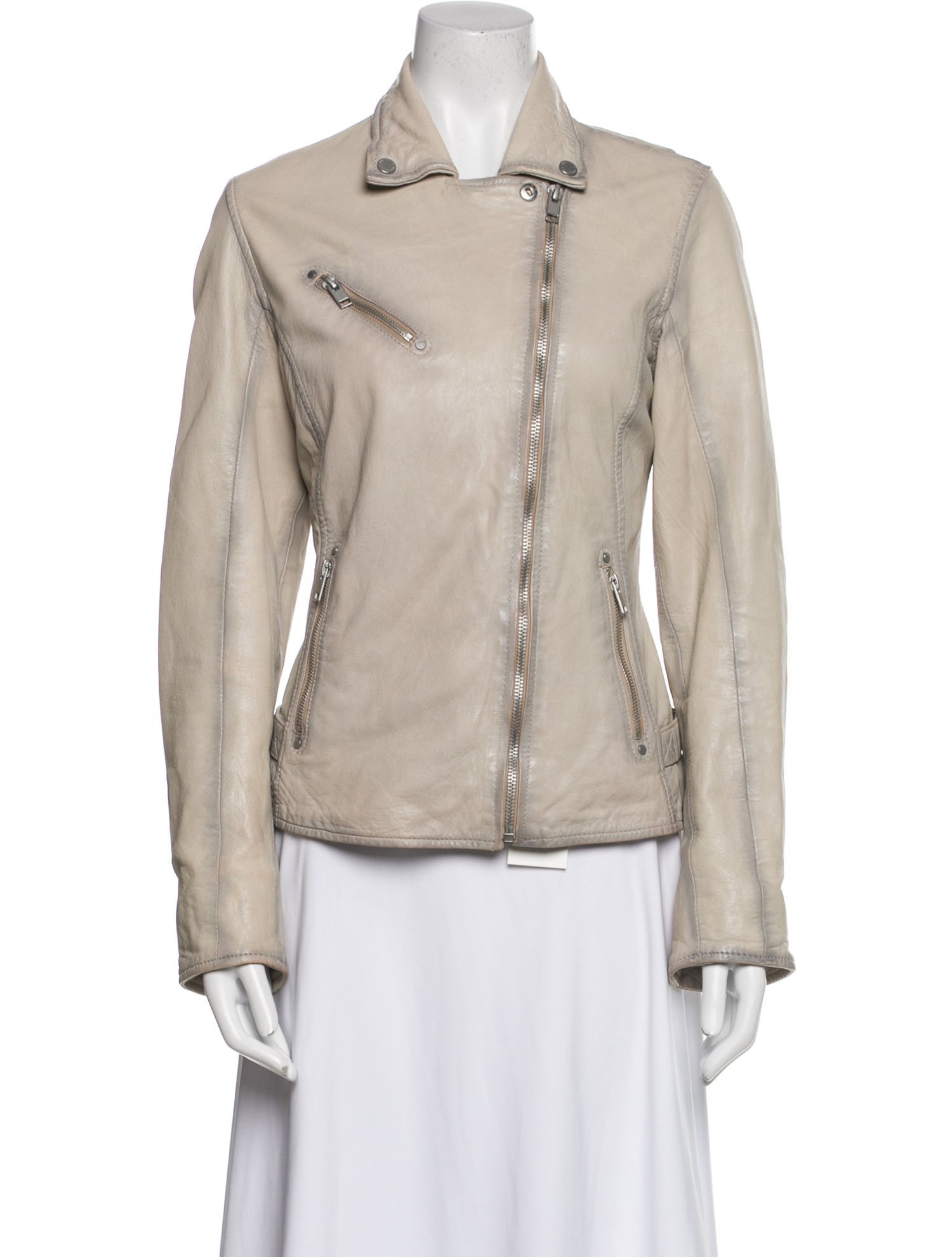 Mauritius Lamb Leather Biker Jacket