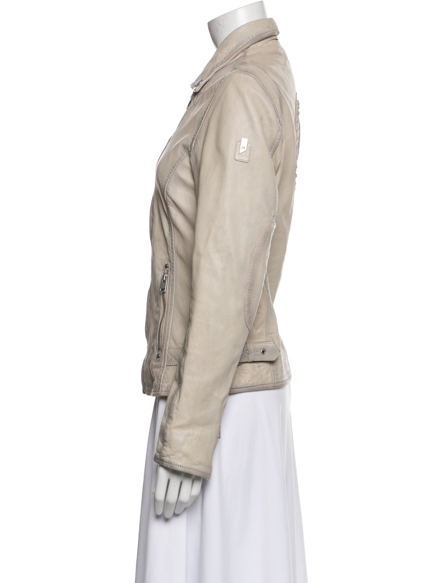 Mauritius Lamb Leather Biker Jacket