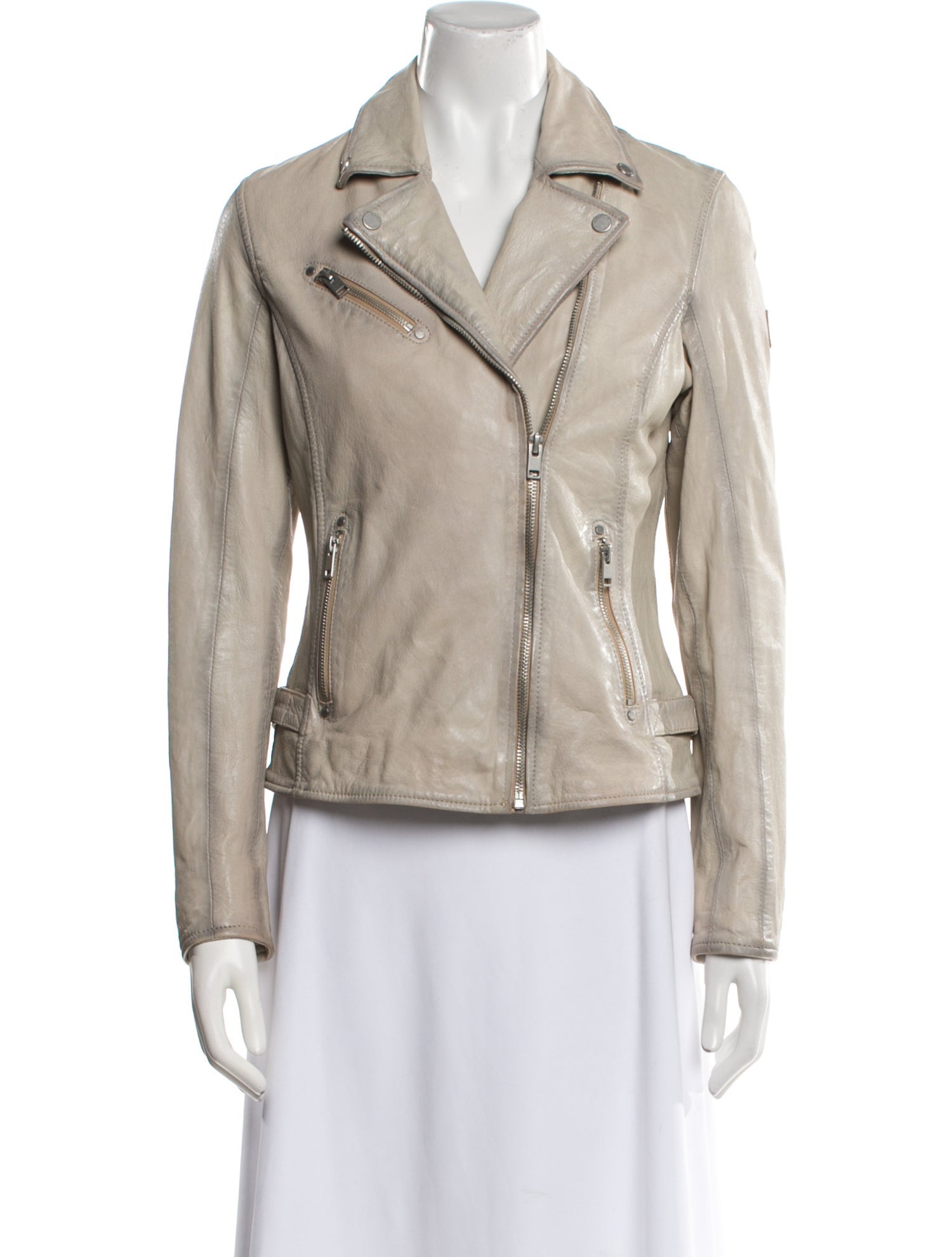 Mauritius Lamb Leather Biker Jacket