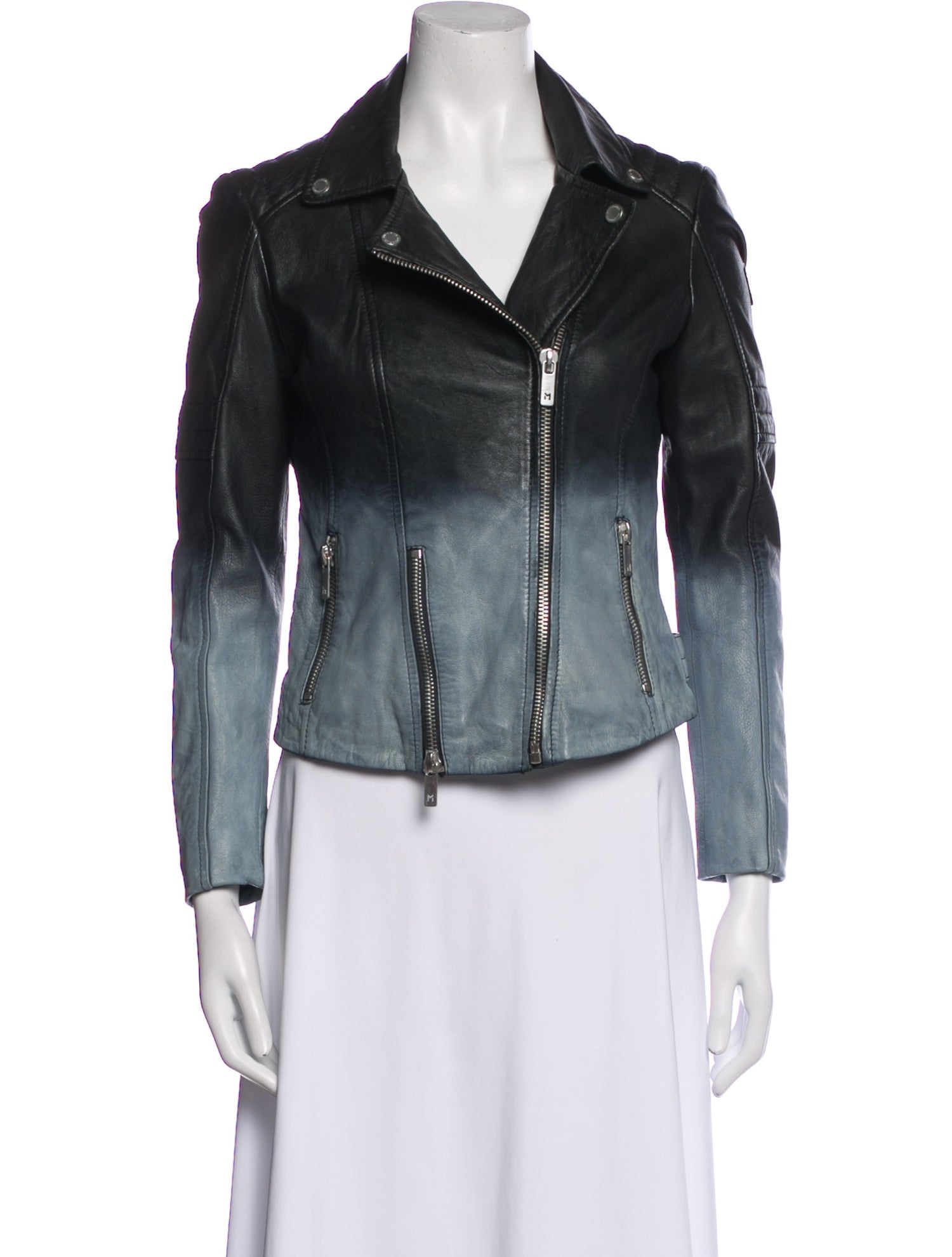 Mauritius Lamb Leather Biker Jacket