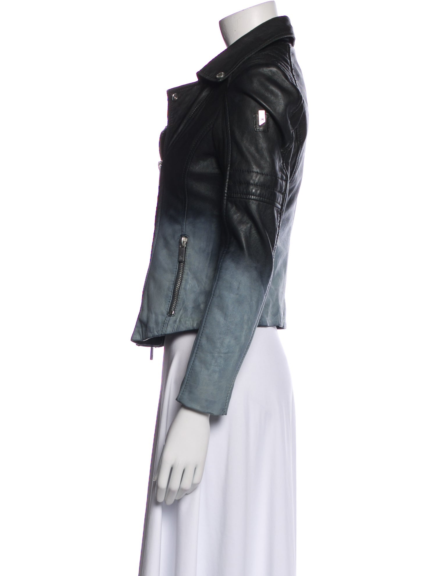 Mauritius Lamb Leather Biker Jacket