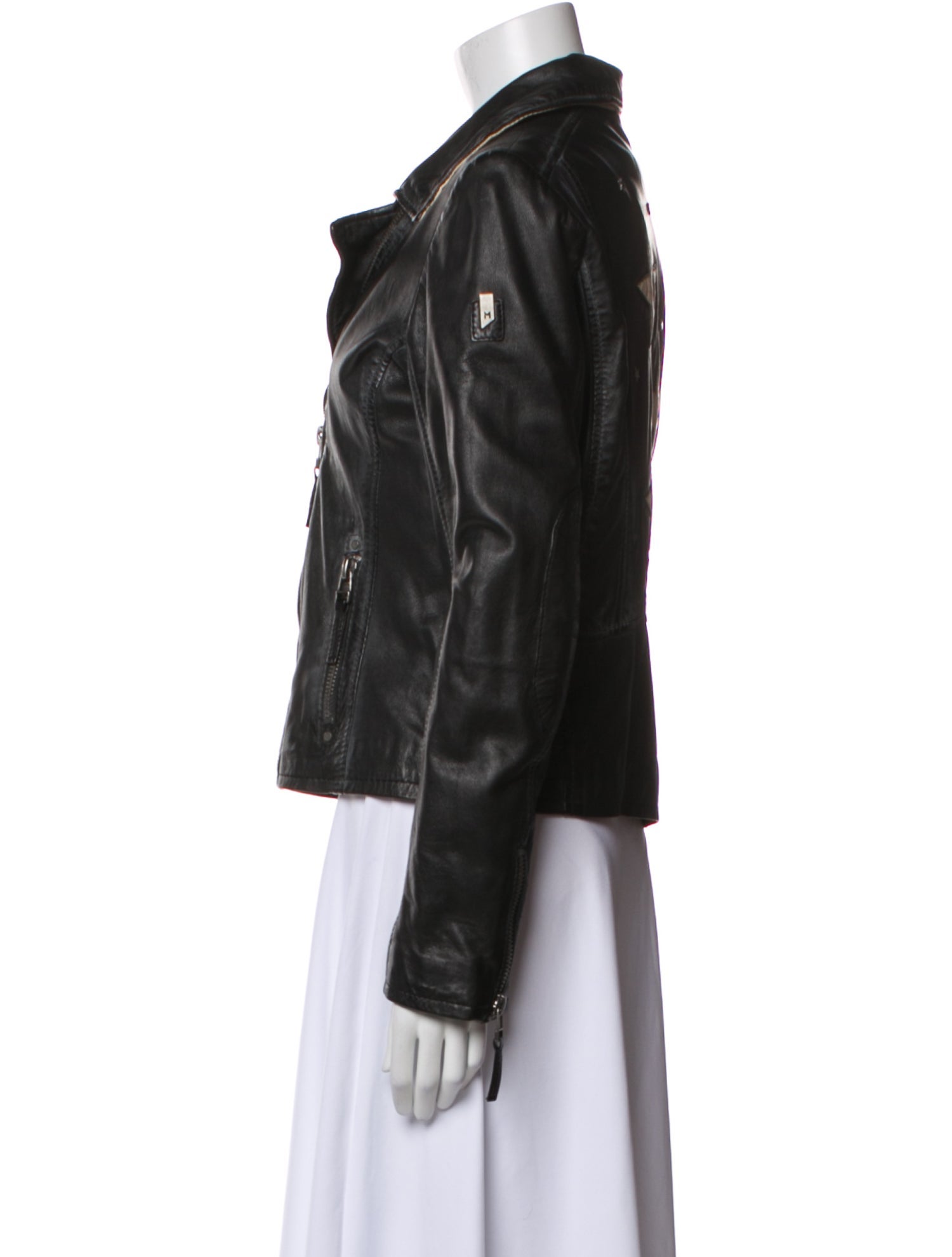 Mauritius Lamb Leather Biker Jacket