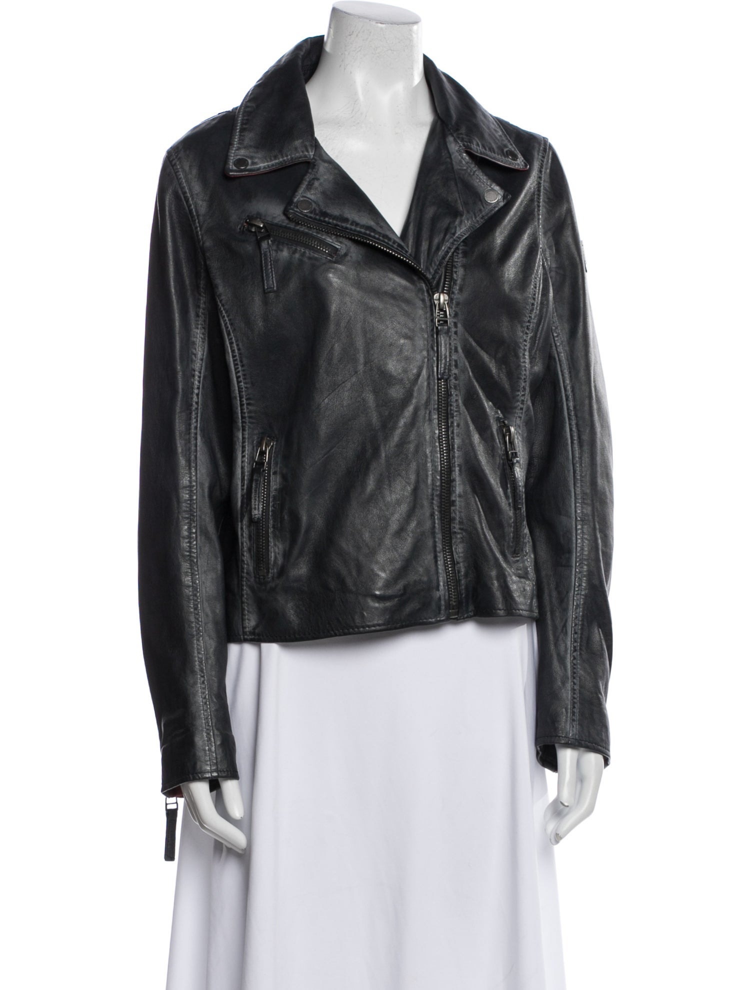 Mauritius Leather Biker Jacket