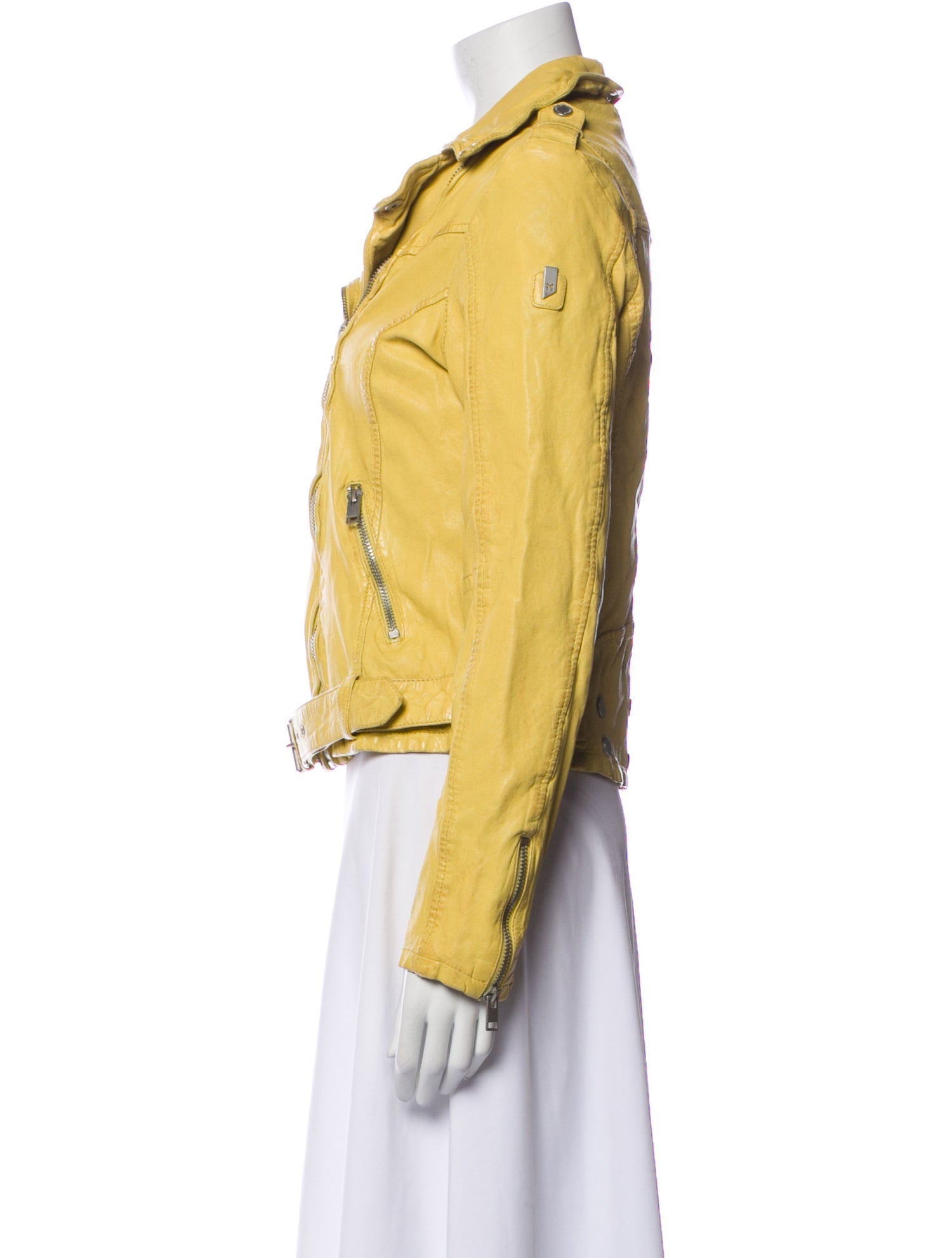 Mauritius Lamb Leather Biker Jacket