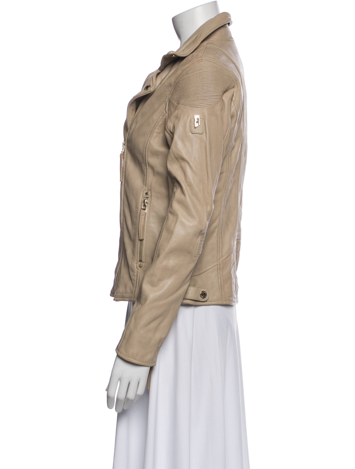 Mauritius Lamb Leather Biker Jacket