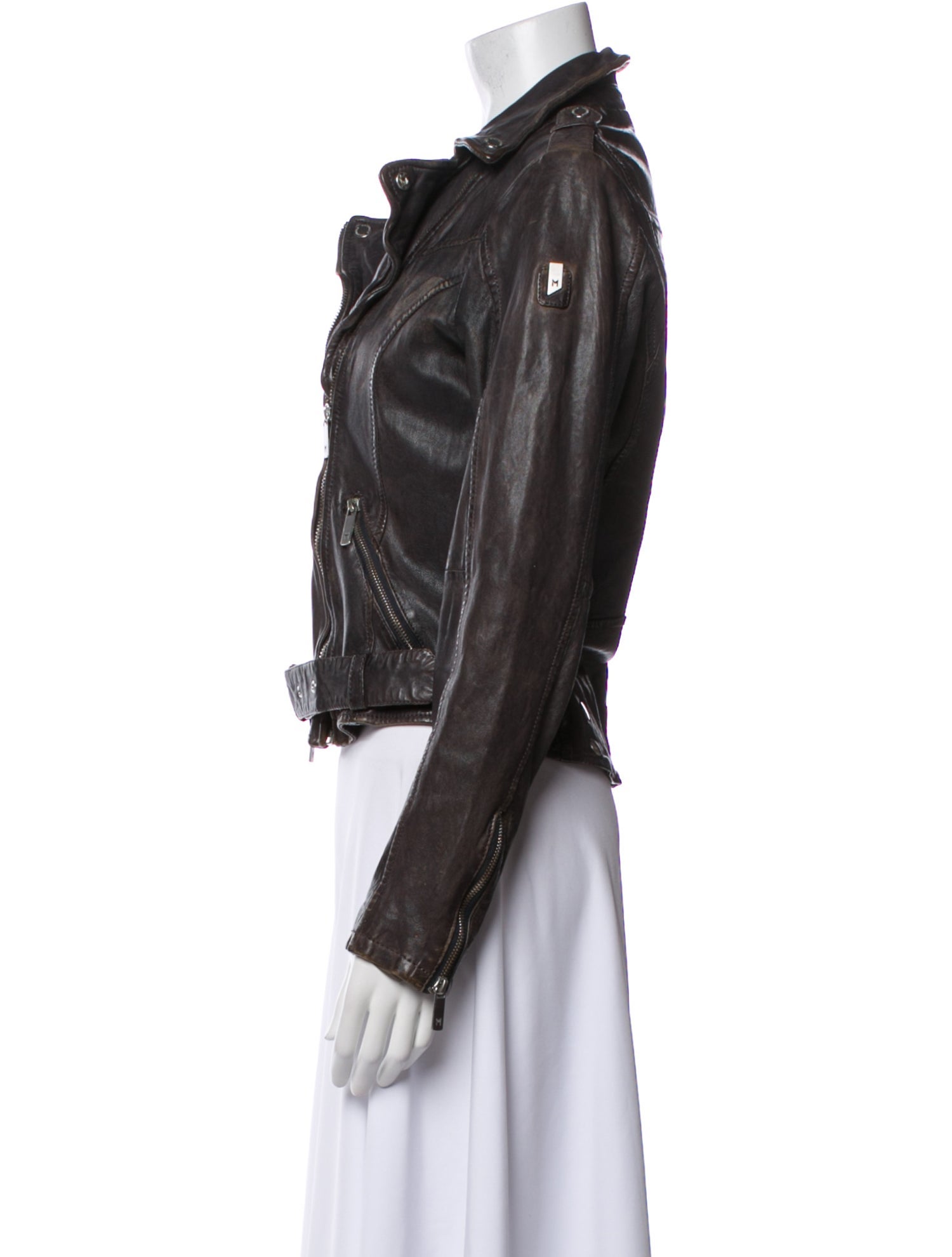 Mauritius Lamb Leather Biker Jacket